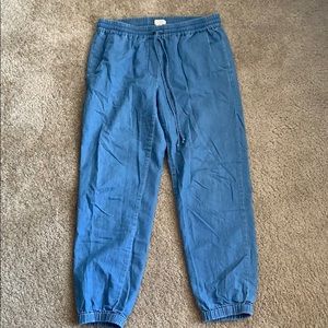J. Crew Chambray Joggers - XS
